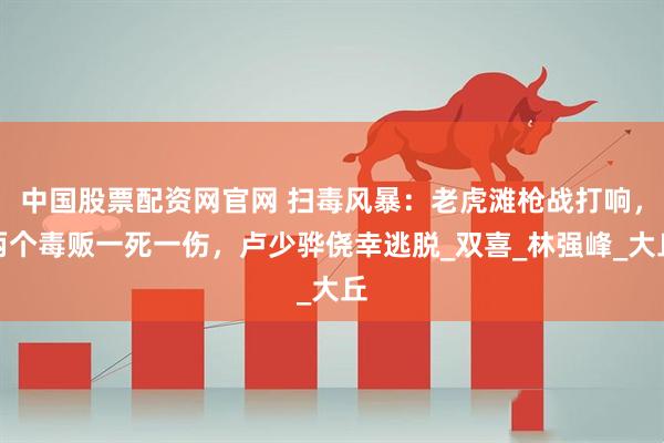 中国股票配资网官网 扫毒风暴：老虎滩枪战打响，两个毒贩一死一伤，卢少骅侥幸逃脱_双喜_林强峰_大丘